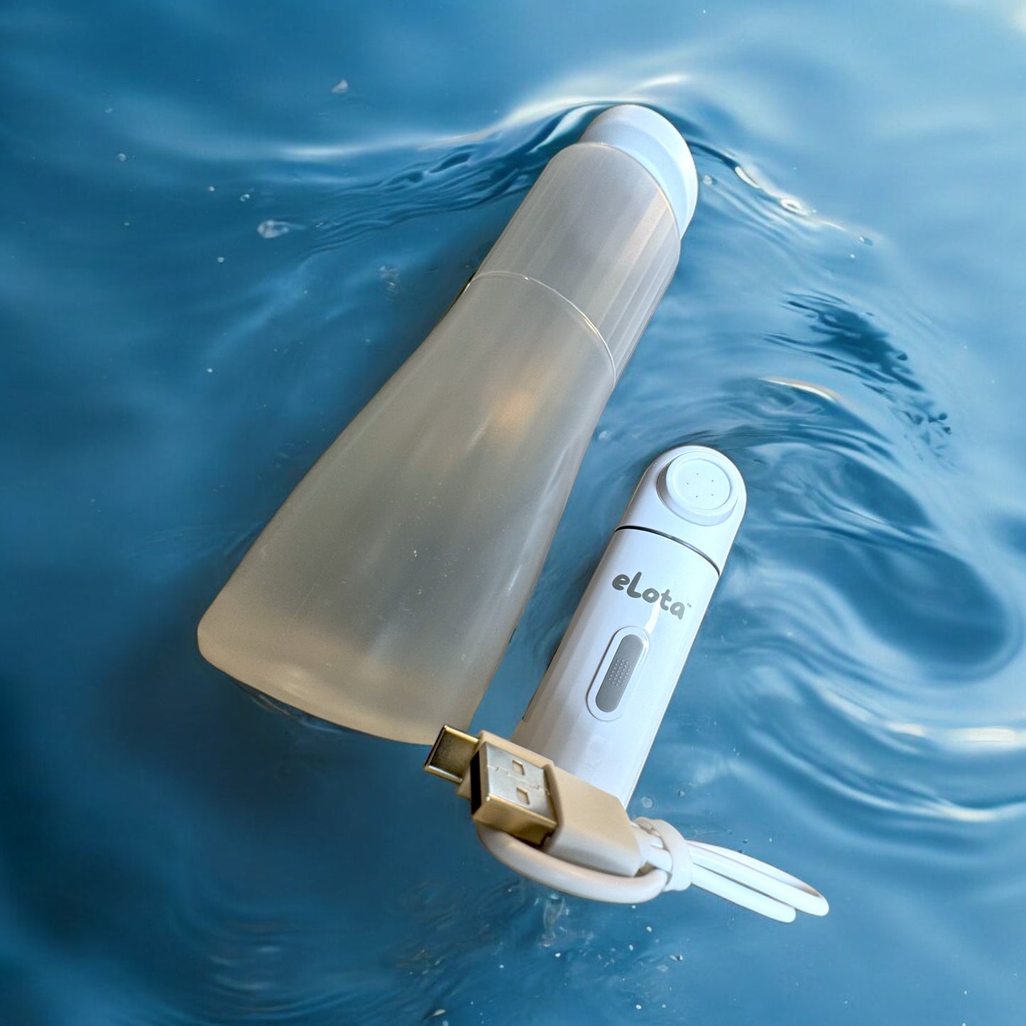 E-Lota Wash Devices - Electric Lota Portable Bidet Shower On The Go - Family Pack (x3)